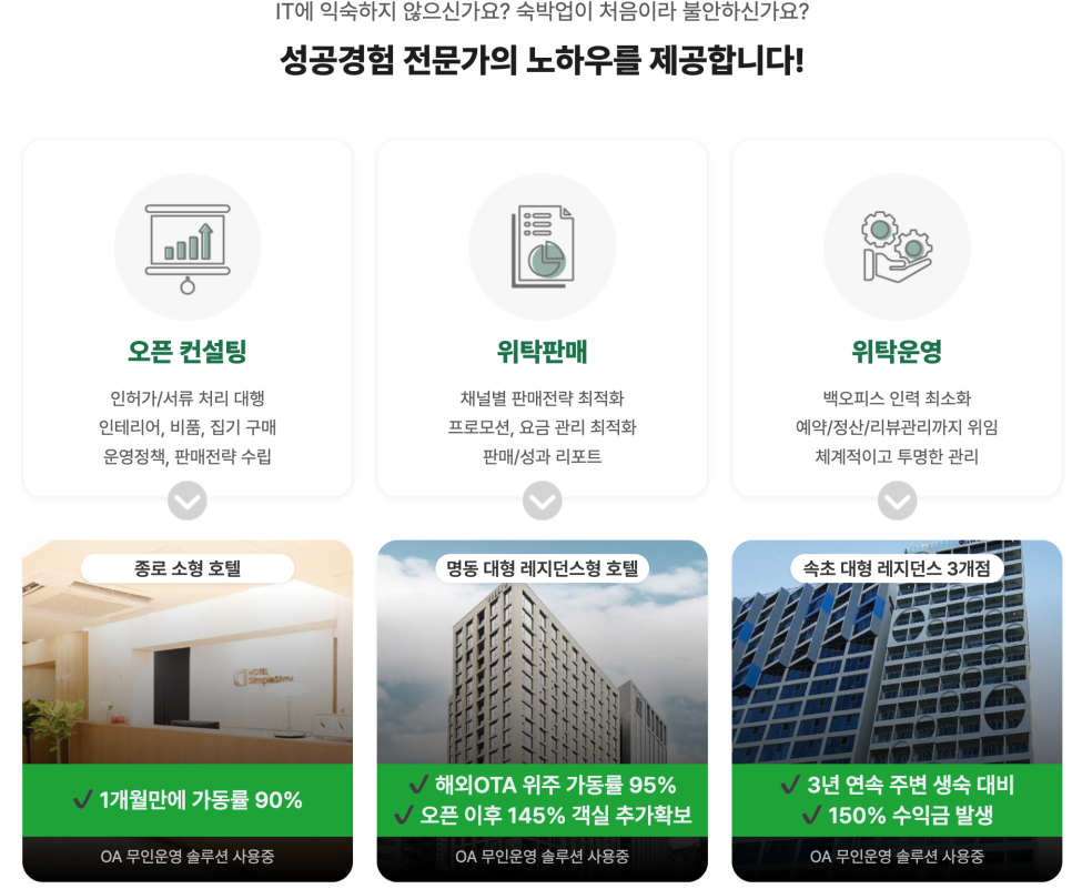 오아테크 위탁 운영·판매 서비스 소개